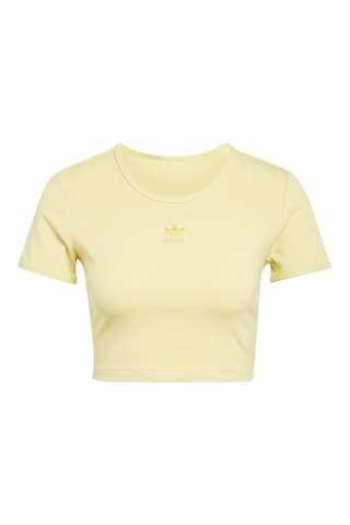 T-shirt Slim Fit Essentials - Geel