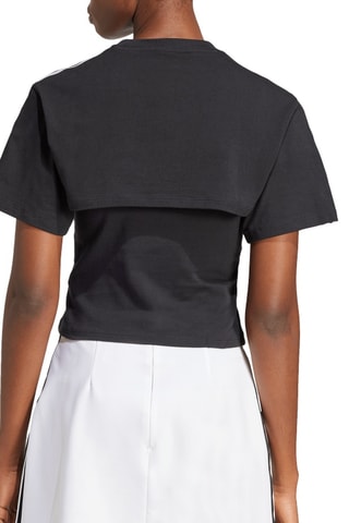 T-shirt Slim Fit - Zwart