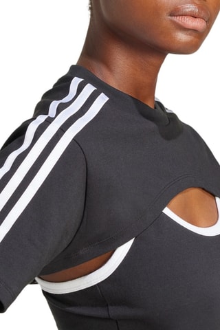 T-shirt Slim Fit - Zwart