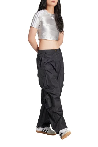 Cropped T-shirt Adicolor Teamgeist - Zilverkleurig