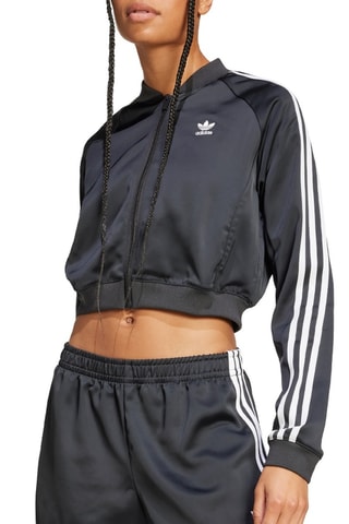 kort Trainingsjasje Adicolor - Zwart