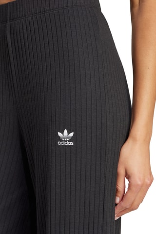 Brede Broek Hoge Taille Essentials - Zwart