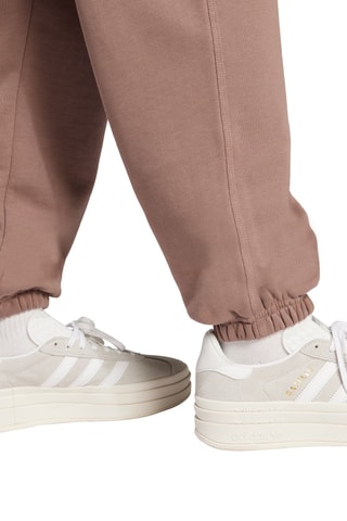 Wijde Joggingbroek Hoge Taille Essentials - Taupe