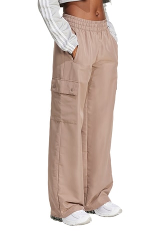 Cargobroek Hoge Taille Essentials - Taupe
