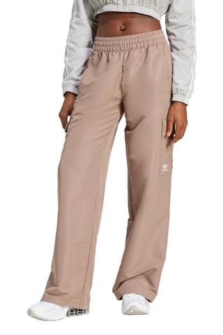 Cargobroek Hoge Taille Essentials - Taupe