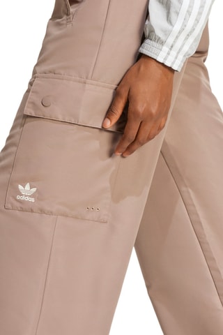 Cargobroek Hoge Taille Essentials - Taupe