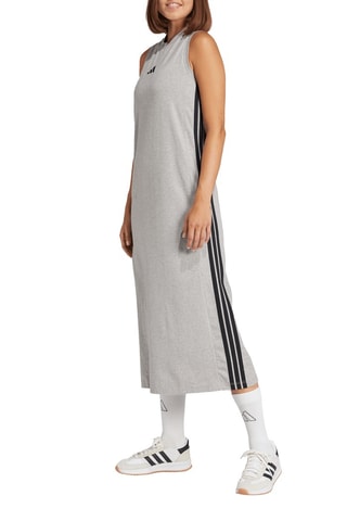 Lange Jurk - Gemêleerd Grijs