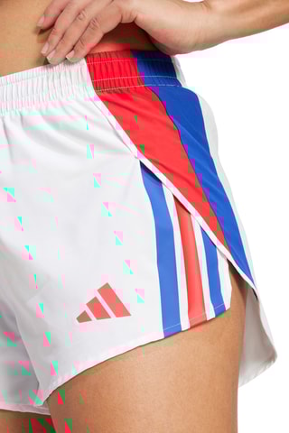 Runningshort - Wit en Rood