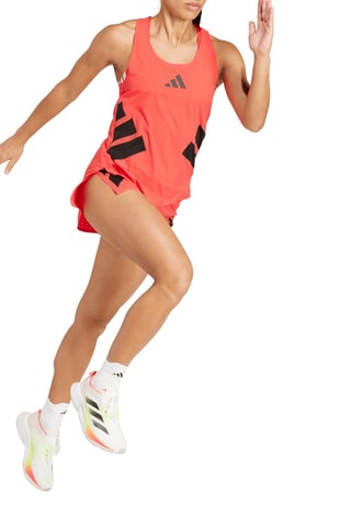 Hardloopshort Adizero Road to Records - Koraalrood