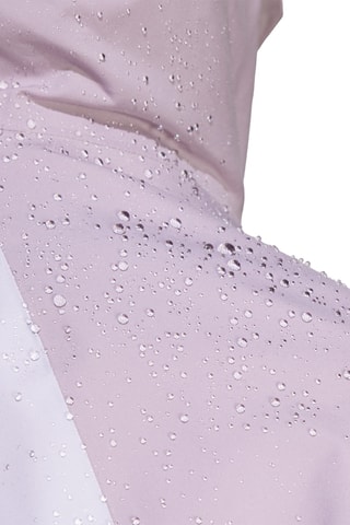 Windjack met Capuchon - Lichtgrijs en Wit