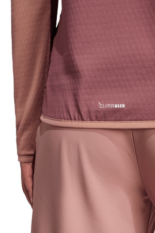 Fleece Jasje met Capuchon Terrex Xperior - Lichtpaars en Nude