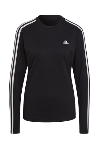 T-shirt Essentials 3-Stripes - Zwart