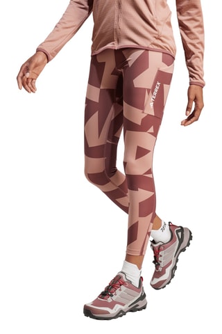 Wandelshort Hoge Taille Terrex - Bruin