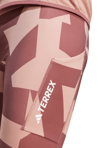 Wandelshort Hoge Taille Terrex - Bruin