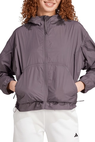 Windjack met Capuchon City Escape - Donkergrijs