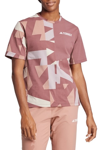 Wandelshirt Terrex Multi - Roze