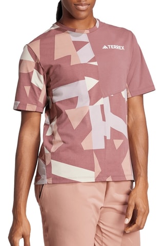 Wandelshirt Terrex Multi - Roze