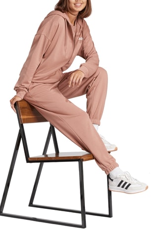 Wijde Broek Hoge Taille Essentials Linear - Beige en Wit