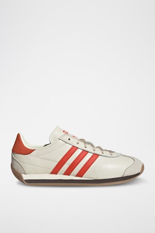 Zapatillas de piel Country OG - Crudo y rojo