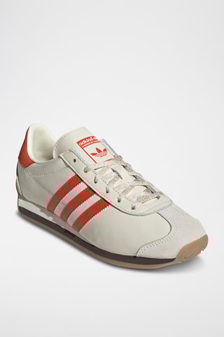 Zapatillas de piel Country OG - Crudo y rojo