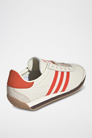 Zapatillas de piel Country OG - Crudo y rojo