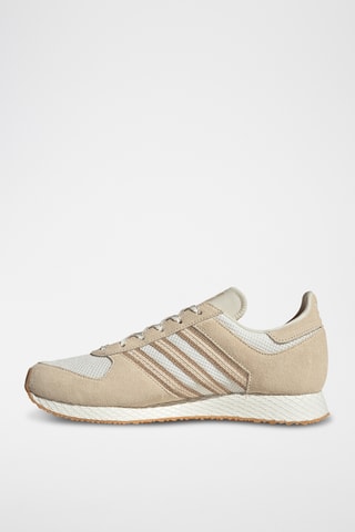 Nubuck Sneakers Atlanta - Beige en Wit