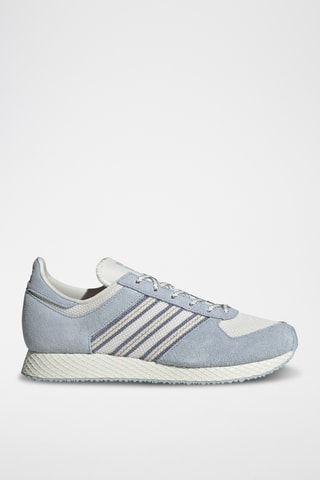 Nubuck Sneakers Atlanta - Lichtgrijs en Wit