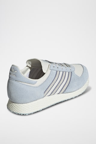 Nubuck Sneakers Atlanta - Lichtgrijs en Wit