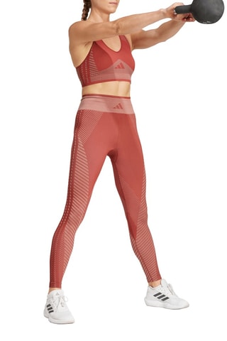 Sportbeha Aeroknit - Koraalrood