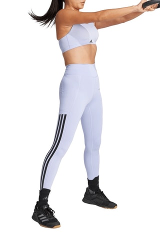 Legging Hoge Taille Optime - Paars