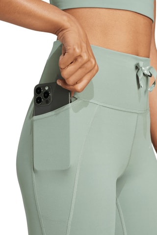 Hardlooplegging Hoge Taille Essentials - Zeegroen