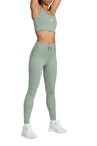 Hardlooplegging Hoge Taille Essentials - Zeegroen