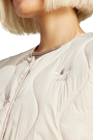 Gewatteerde Jas Fashion Liner - Beige