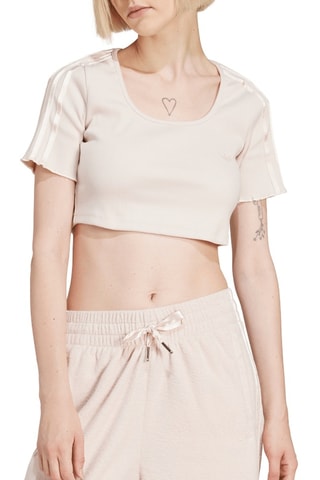 T-shirt Cropped Baby - Ecru