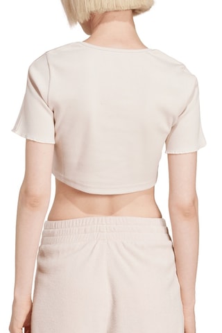 T-shirt Cropped Baby - Ecru