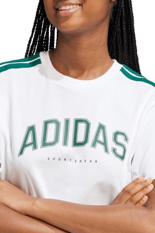 T-shirt - Wit en Donkergroen