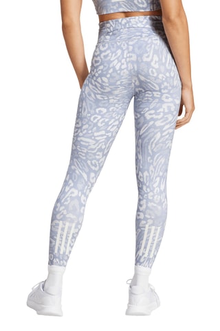 Hardlooplegging Hoge Taille - Lichtblauw en Wit