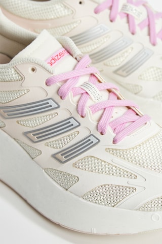 Baskets plateformes Adizero Aruku - Blanc et rose