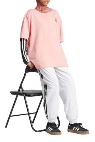 Oversized T-shirt Originals Summer Glow - Poederroze