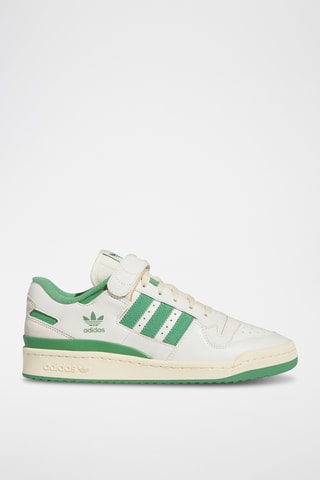 Leren Sneakers Forum 84 - Wit en Groen