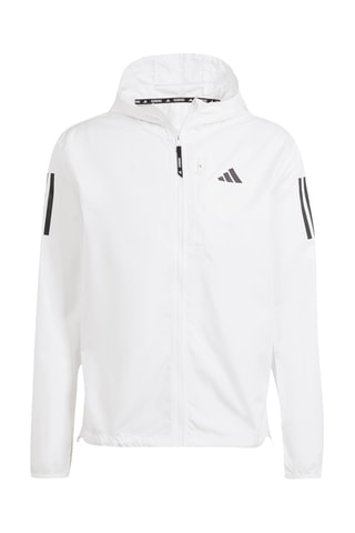 Runningjasje met Capuchon Own the Run - Wit