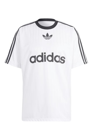 Wijd T-shirt Adicolor - Wit