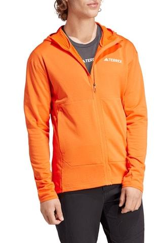 Fleece Jasje met Capuchon Terrex Xperior - Oranje