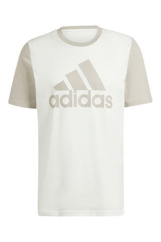 T-shirt Essentials - Wit en Beige