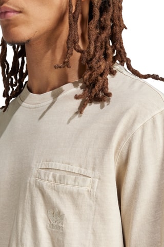 T-shirt Standaard Fit Essentials - Ecru