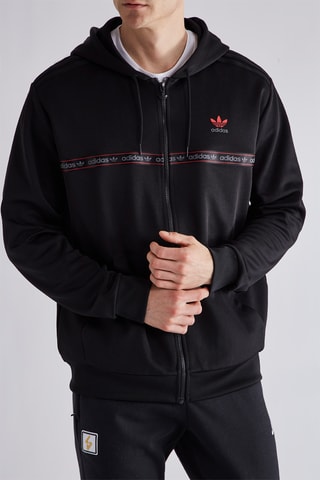 Sweater met Capuchon New York Tape - Zwart