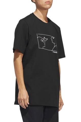 T-shirt Shmoofoil Not Eazy - Zwart en Wit