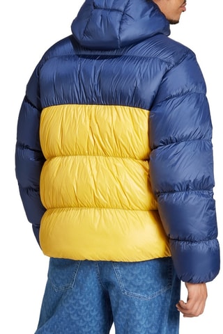 Gewatteerde Jas met Capuchon Fit Adicolor Regen - Marineblauw