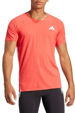 Hardloopshort Slim Fit Adizero - Koraalrood