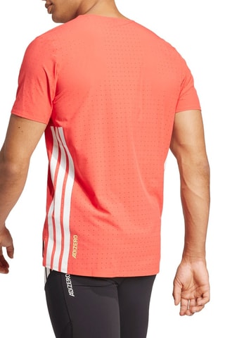 Hardloopshort Slim Fit Adizero - Koraalrood